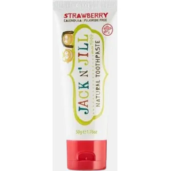 zubní pasta Jack N' Jill zubní pasta pro děti bez fluoru (Příchuť: Jahoda)