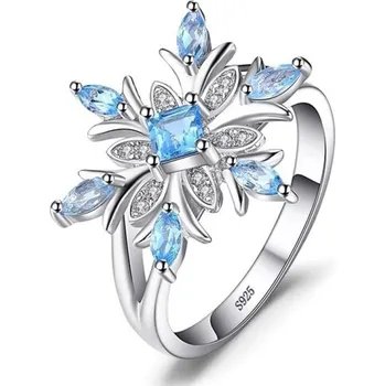 Prsten Dámský prstýnek se sněhovou vločkou D2261 6