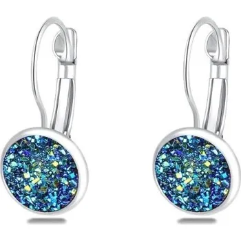 Náušnice Dámské visací náušnice G171 modrá