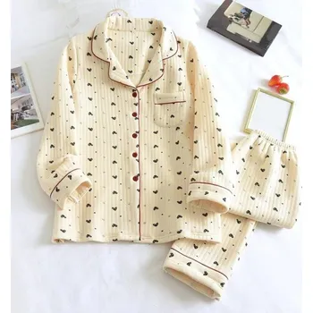 Dámské pyžamo Dámské pyžamo P2851 světle žlutá M