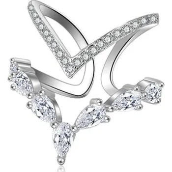 Prsten Dámský prstýnek D1989 stříbrná