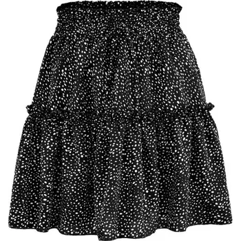 Dámská sukně Dámská puntíkatá mini sukně A1156 černá L