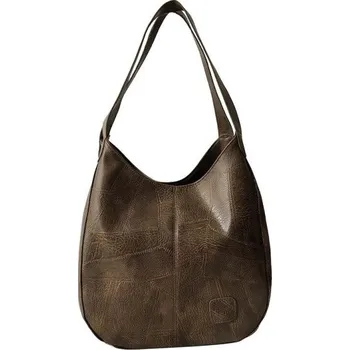 Kabelka Dámská kožená kabelka M1173 tmavě hnědá