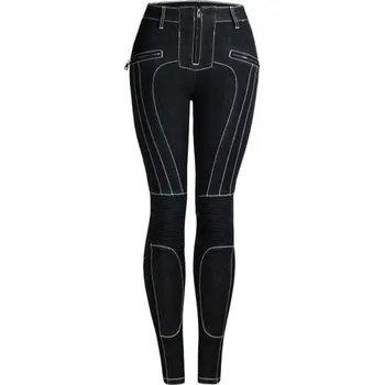 Dámské džíny Dámské džíny se zipy XL 1