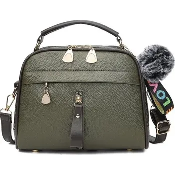 Kabelka Dámská kožená kabelka M831 olivová