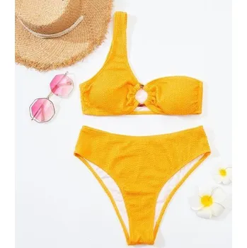 Dámské plavky Dámské bikiny P742 tmavě žlutá S