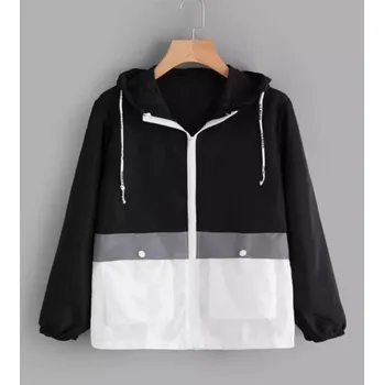 Dámská bunda Dámská jarní bunda P1379 černá M