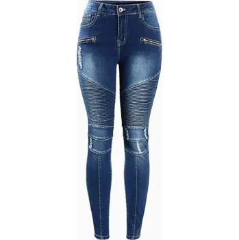 Dámské džíny Dámské strečové džíny - Tmavě modré M