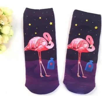 Dámské ponožky Dámské ponožky s plameňáky 10