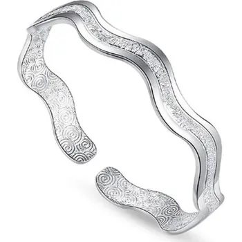 Náramek Dámský otevřený náramek vlna