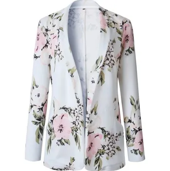 Dámské sako Dámské sako s květinami F382 L