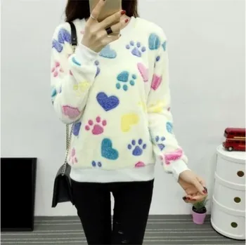 Dámský svetr Dámský módní svetr - Bílý M