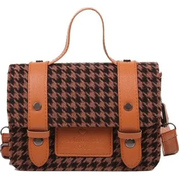 Kabelka Dámská crossbody kabelka M877 hnědá