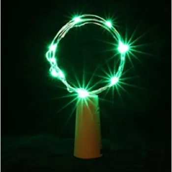 Vánoční dekorace Dekorační LED řetěz zelená S