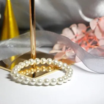 Náramek Dámský perlový náramek P40 20 cm 6 mm