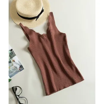 Dámské tílko J3018 hnědá L-XL