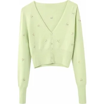 Dámský crop top s dlouhým rukávem A2360 XS