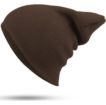 Čepice Dámská stylová zimní čepice J3259 hnědá