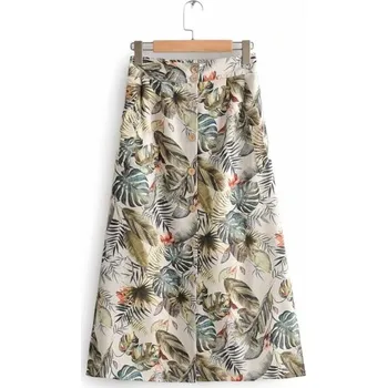 Dámská sukně Dámská dlouhá sukně s knoflíky A1169 XS