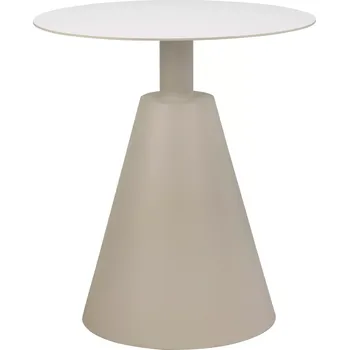 Zahradní stůl Zahradní odkládací stůl LINO bílý 52x58 cm