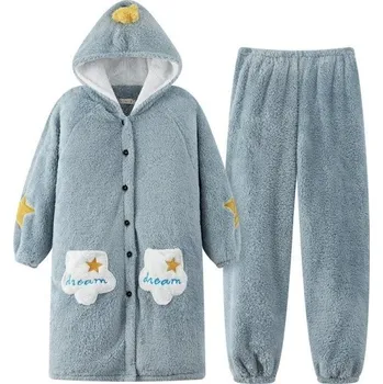 Dámské pyžamo Dámské hřejivé pyžamo P3094 XL