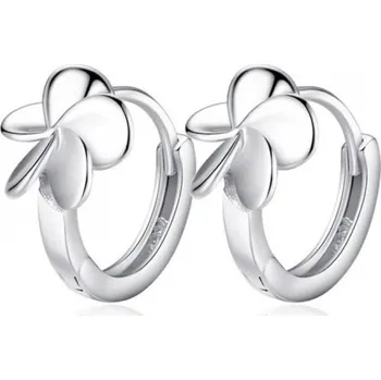 Náušnice Dámské kruhové náušnice květ 3