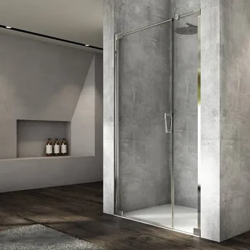 Sprchové dveře Ronal CADURA CA31C jednokřídlé sprchové dveře 140 cm Profil: Bílá, Sklo: Hladké čiré