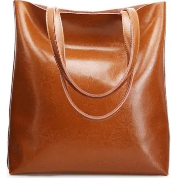 Kabelka Dámská kožená kabelka M1505 hnědá