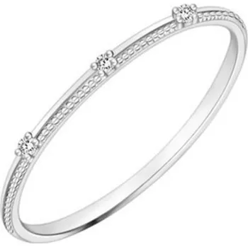 Šperk Dámský prstýnek D1249 stříbrná 6