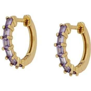 Náušnice Dámské kruhové náušnice H750 zlatá 3