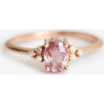 Prsten Dámský prstýnek D1117 starorůžová 10