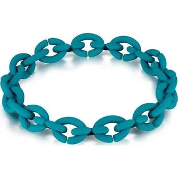 Náramek Dámský silikonový náramek tyrkysová