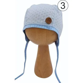 Kojenecká čepice kojenecká letní čepička Marika modrá velikost 38