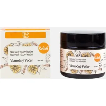 Tělový krém Kvitok Šlehaný tělový krém Vánoční večer