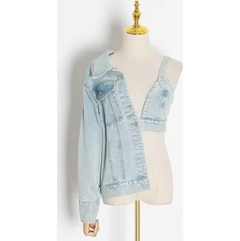 Dámská bunda Dámská asymetrická bunda P2108 L