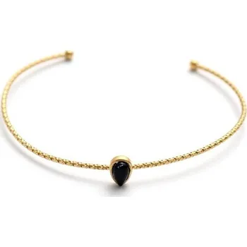 Náramek Dámský otevřený náramek H611 černá