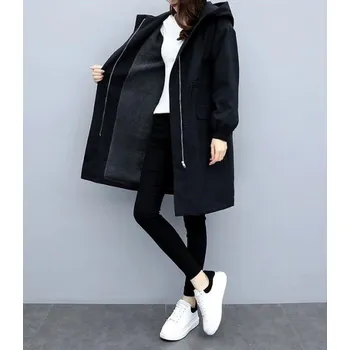 Dámská casual bunda Dámská podzimní bunda P1496 černá XXL