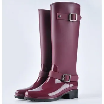 Dámské kozačky Dámské moderní kozačky J1131 červená 40