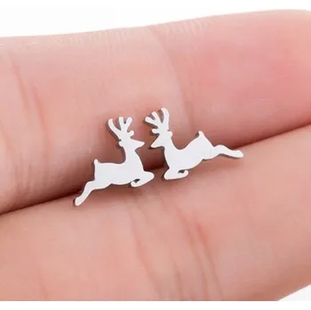 Náušnice Dámské peckové náušnice H815 stříbrná 10