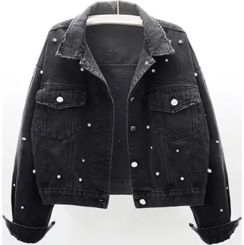 Dámská casual bunda Dámská džínová bunda P1897 S