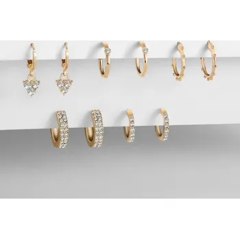 Náušnice Dámské náušnice 5 párů 2