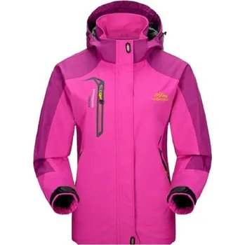 Dámská casual bunda Dámská nepromokavá bunda P2465 tmavě růžová L