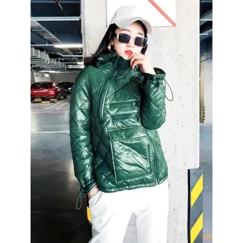 Dámská casual bunda Dámská přechodná bunda P2479 tmavě zelená M