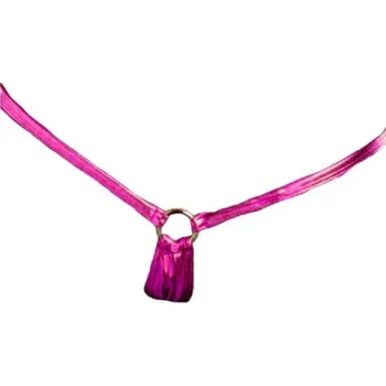 Kalhotky Dámská micro tanga růžová