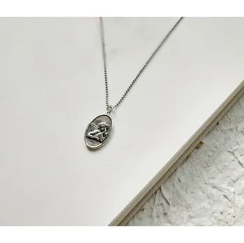 Náhrdelník Dámský náhrdelník s andělem 45 cm