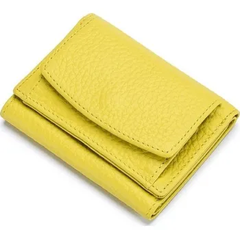Peněženka Dámská kožená mini peněženka M210 žlutá