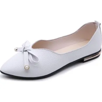 Dámské baleríny Dámské baleríny z umělé kůže bílá 36