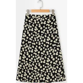 Dámská sukně Dámská midi sukně s květinami S