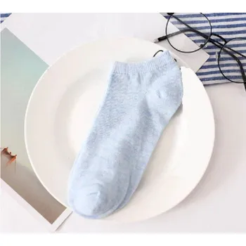 Dámské ponožky Dámské barevné kotníkové ponožky - 10 párů modrá