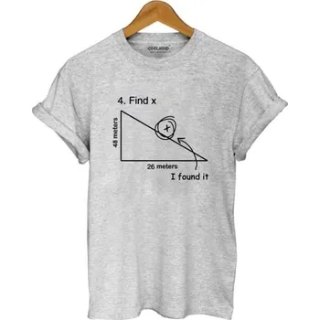 Dámské tričko Dámské tričko s motivem geometrie šedá M
